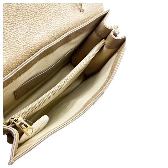 Chloé "Aby Day" Large Grey Leather Shoulder Bag