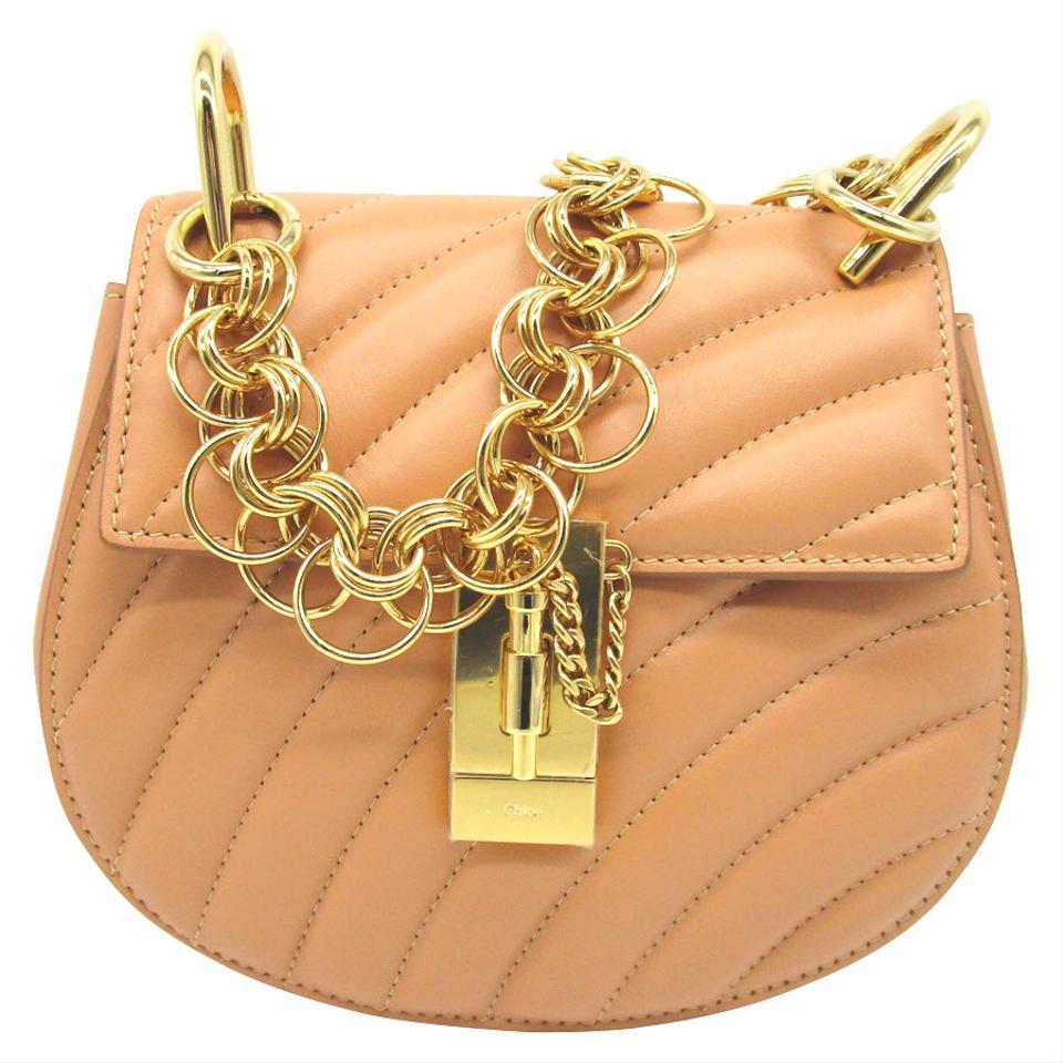 Chloé Drew Mini Bijou Purse Blushy Pink Calfskin Leather Shoulder Bag $2295