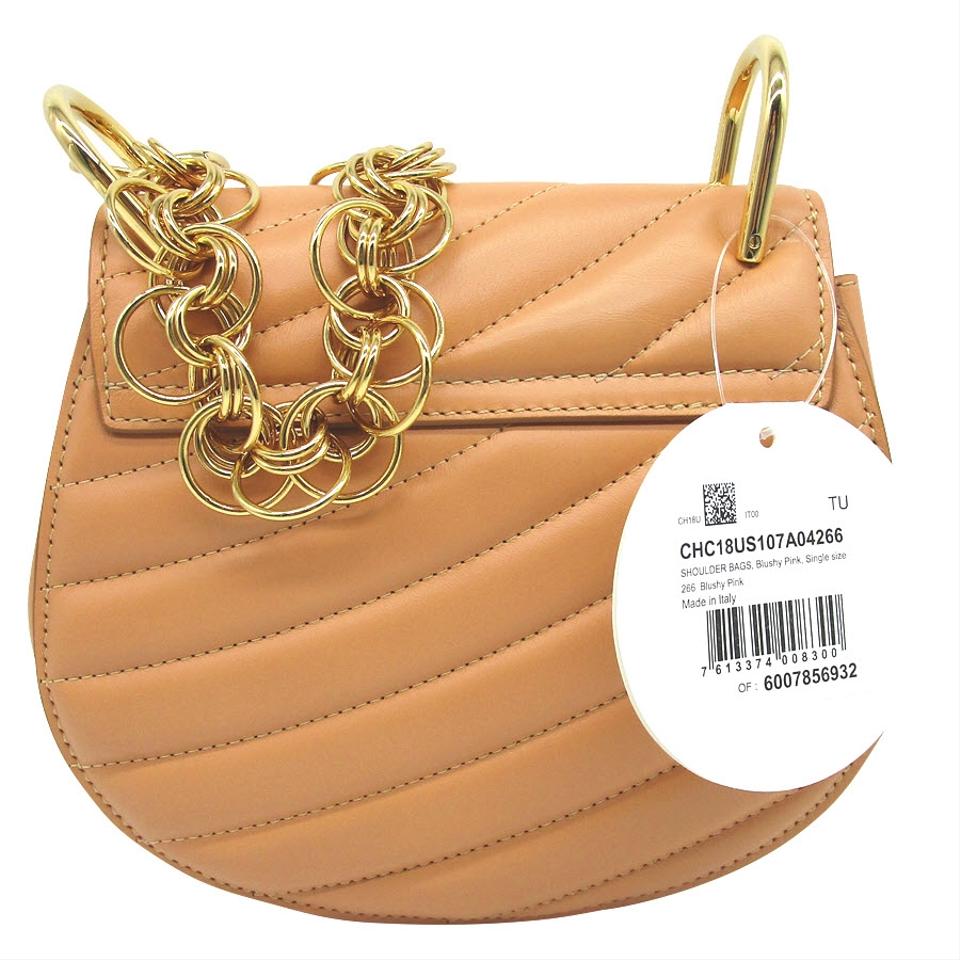Chloé Drew Mini Bijou Purse Blushy Pink Calfskin Leather Shoulder Bag $2295