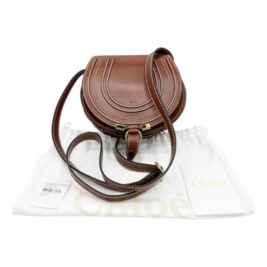 Chloe Marcie Small Round Brown Leather Cross Body Bag