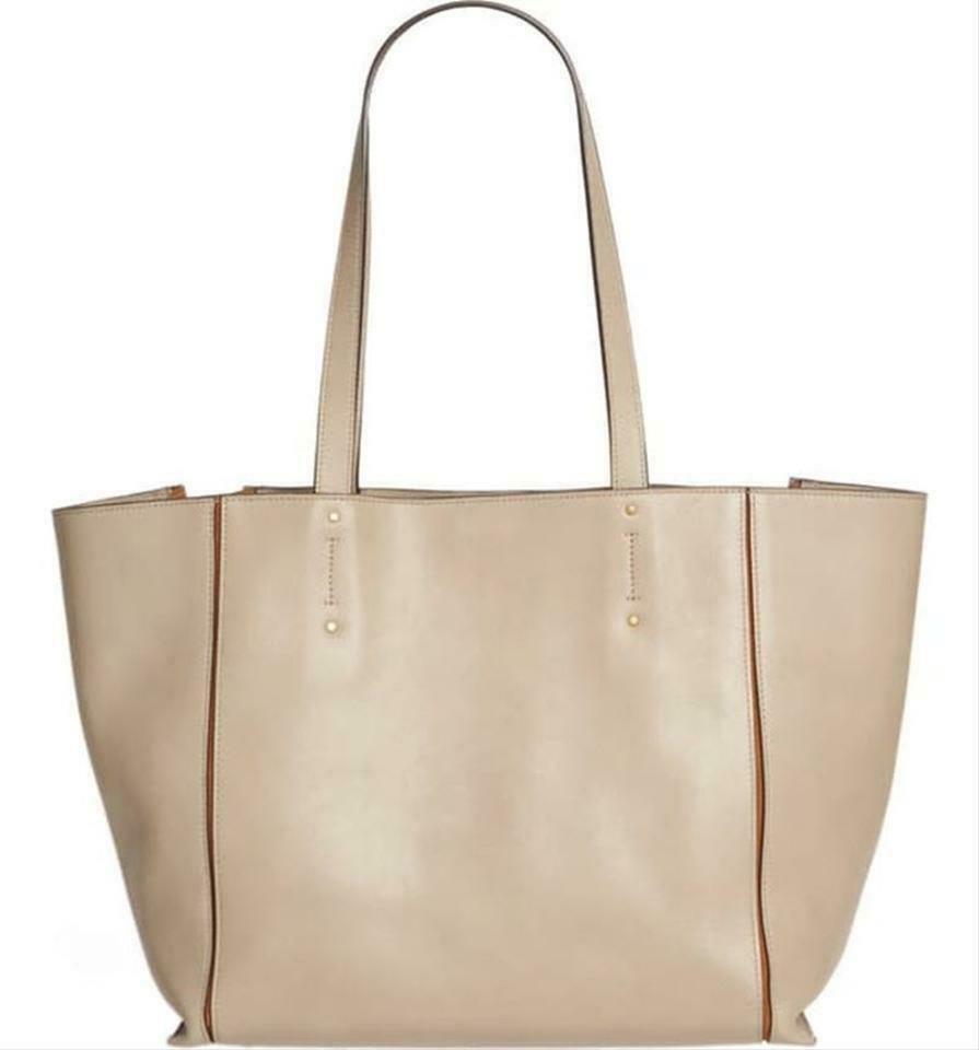 Chloé Milo Motty Grey Leather Tote