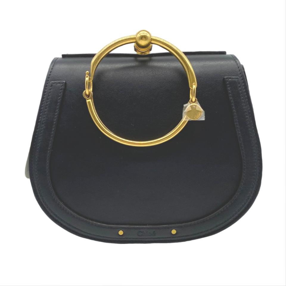 Buy Chloe Nile Crossbody Bag Leather Mini Black 2093903