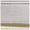 Chloé Small C Suede Trimmed Motty Grey Leather Shoulder Bag