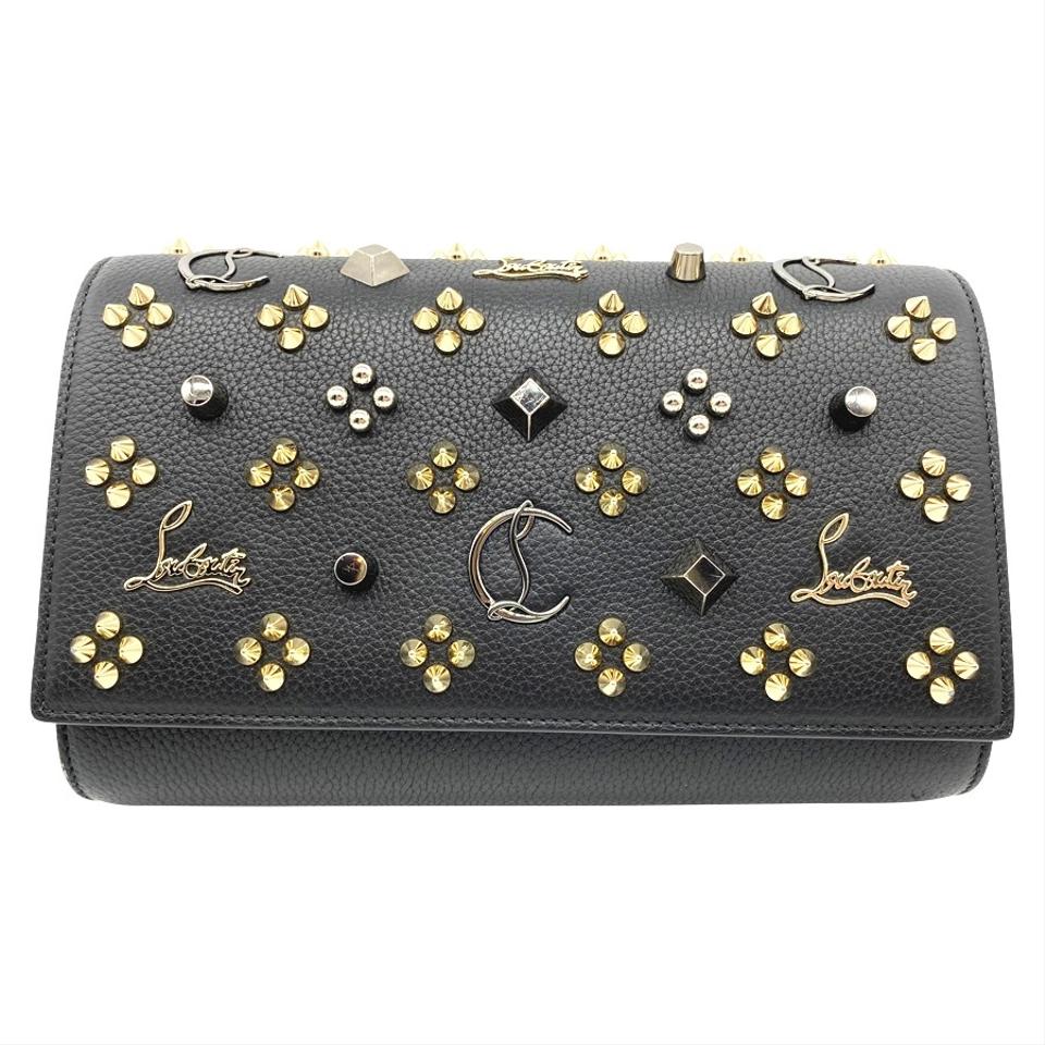 Christian Louboutin Paloma Loubinthesky Leather Clutch Bag in