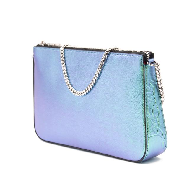 flap bag, sequins-light blue, blue & turquoise - CHANEL