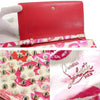 Christian Louboutin Macaron Spiked Lips Wallet White Patent Leather Clutch