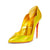 Christian Louboutin Yellow Hot Chick Pointed Toe Eu38.5 Pumps