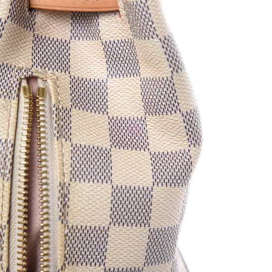 Louis Vuitton Sperone Bb White Damier Azur Canvas Backpack