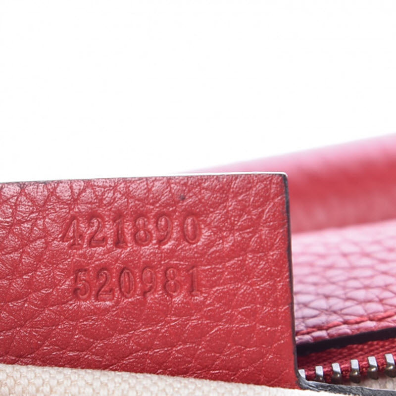 Gucci GG Marmont Top Handle Calfskin Small Red Leather Shoulder Bag