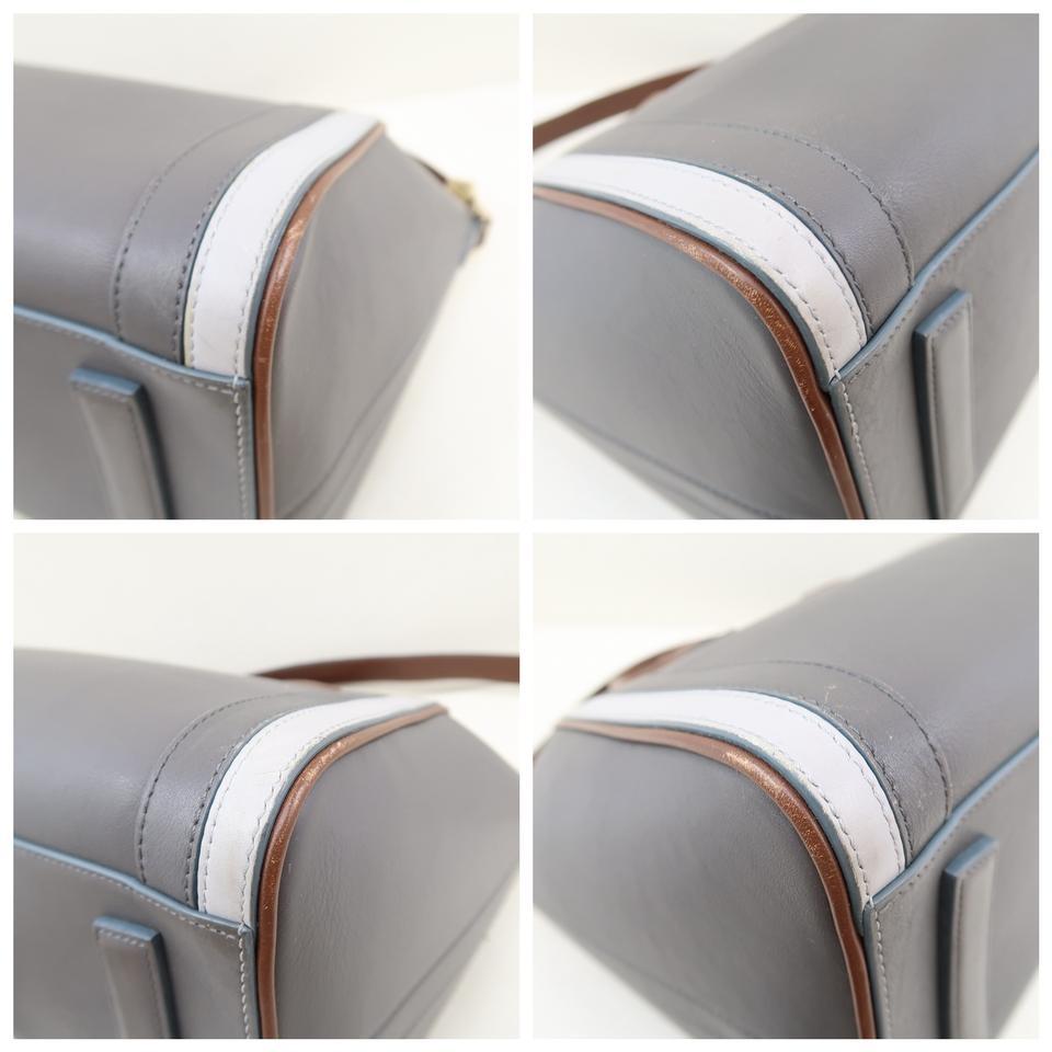 Givenchy Large Antigona Grey Calfskin Leather Satchel