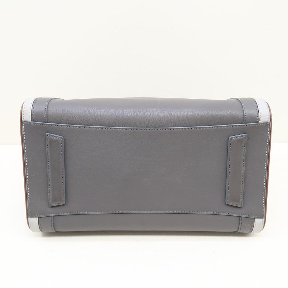 Givenchy Large Antigona Grey Calfskin Leather Satchel