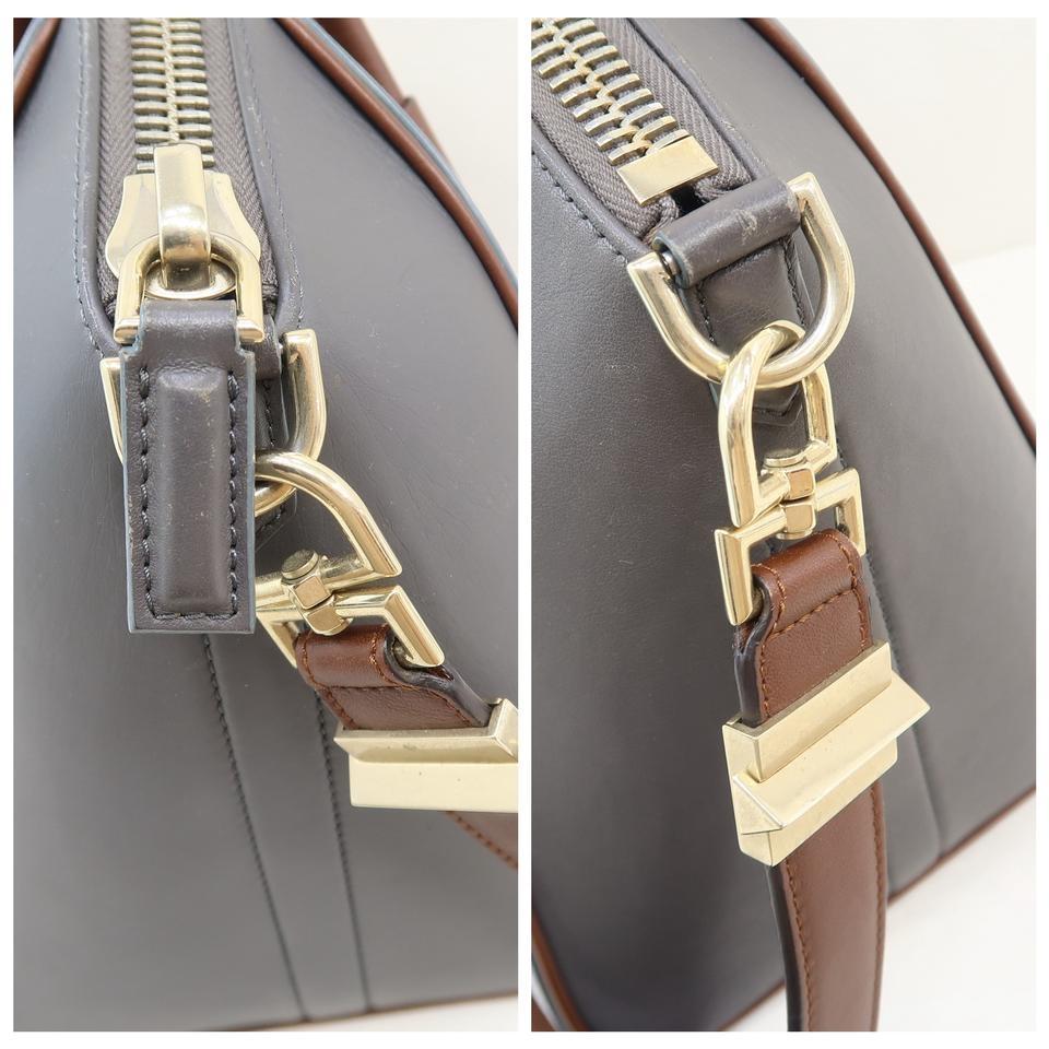 Givenchy Large Antigona Grey Calfskin Leather Satchel