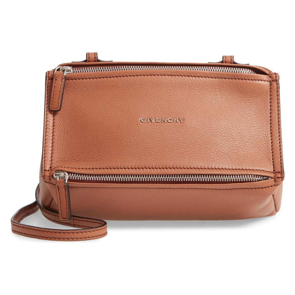 Givenchy Mini Pandora Sugar Brown Leather Shoulder Bag