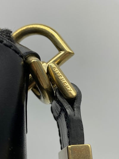 Givenchy Shiny Lord Calfskin Medium Antigona Black Leather Tote