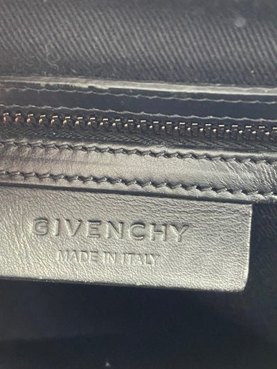 Givenchy Shiny Lord Calfskin Medium Antigona Black Leather Tote