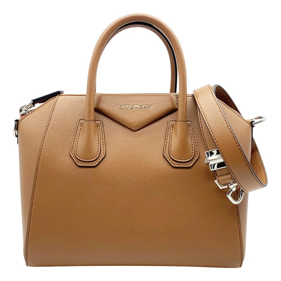 Givenchy Small Antigona Satchel Brown Leather Shoulder Bag