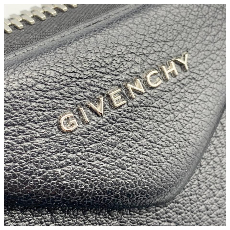 Givenchy Small Antigona Striped Satchel Black Leather Shoulder Bag