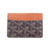 Goyard Brown Saint Sulpice Goyardine Card Holder Black Gold Wallet