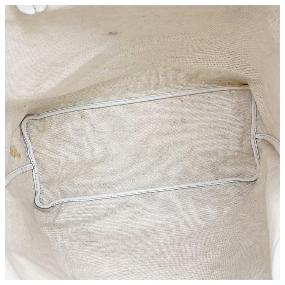 Goyard Goyardine Saint Louis Pm White Coated Canvas Tote