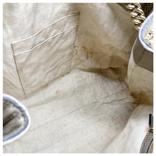 Gucci Bag Soho Medium Metallic Light Gold Tote