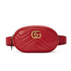 Gucci Belt Marmont 65 Gg Small Matelasse Red Leather Messenger Bag