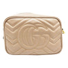 Gucci Camera Marmont Gg Mini Matelasse Nude Beige Leather Shoulder Bag