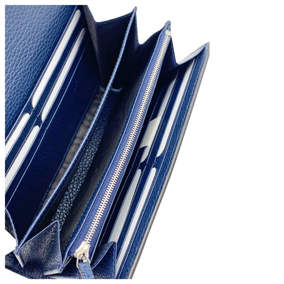 Gucci Chain Dionysus Mini Blue Leather Shoulder Bag