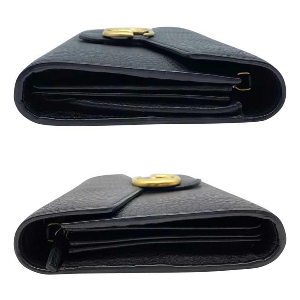 Gucci Marmont Medium Black Chain Wallet Crossbody