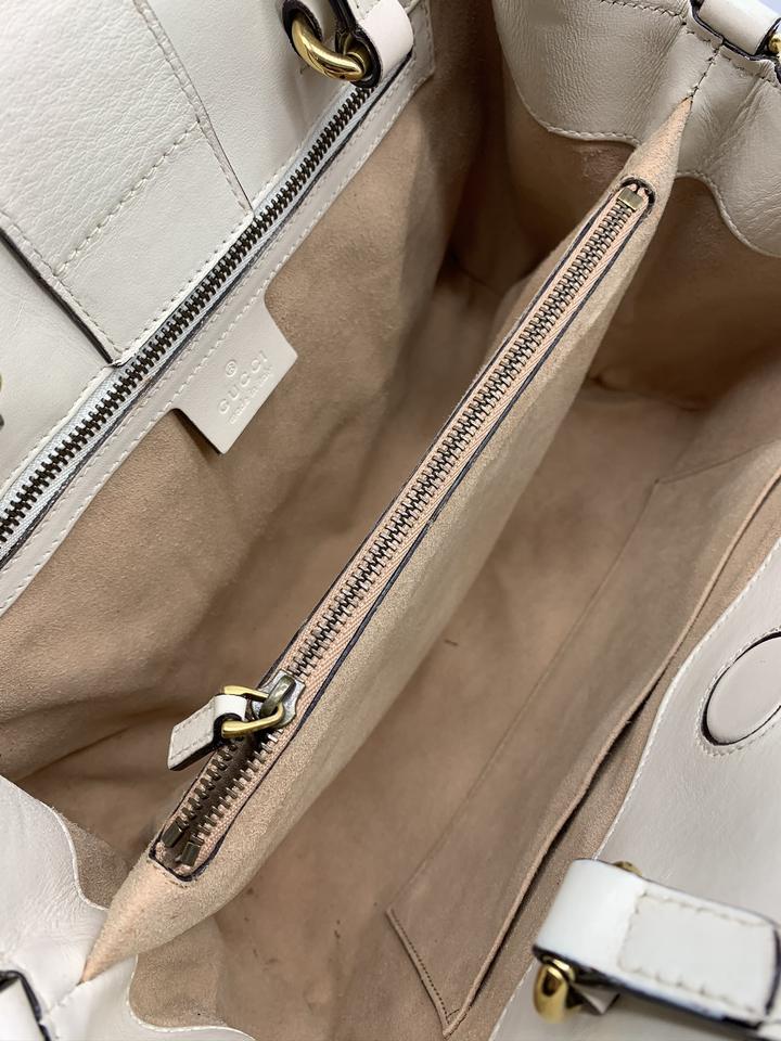 Gucci GG Bag Marmont Small Top Handle Matelasse White Tote