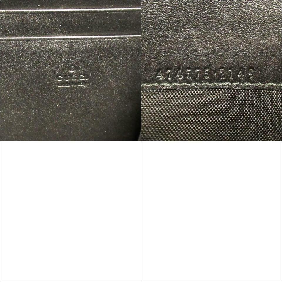 Gucci GG Chain Wallet Marmont Black Leather Shoulder Bag