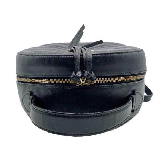 Gucci GG Marmont Calfskin Matelasse Black Leather Backpack