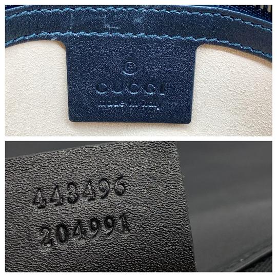 Gucci GG Marmont Calfskin Matelasse Medium Black Leather Shoulder Bag