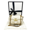 Gucci GG Marmont Calfskin Matelasse Small White Leather Shoulder Bag