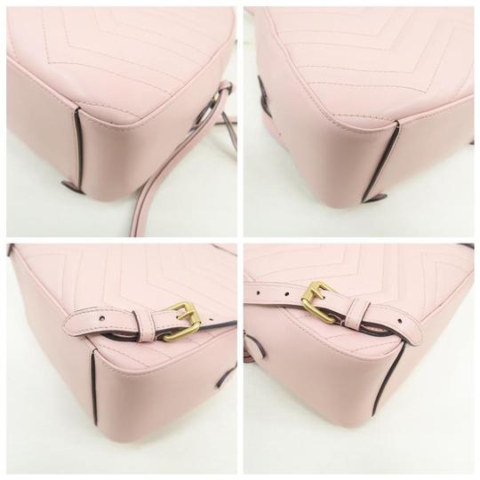 Gucci GG Marmont Matelasse Light Pink Calfskin Backpack