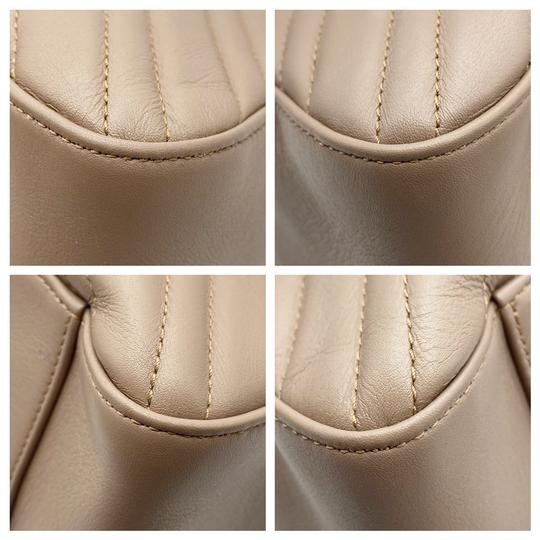 Gucci GG Marmont Shoulder Bag Calfskin Matelasse Medium Porcelain Rose Pink Leather Tote