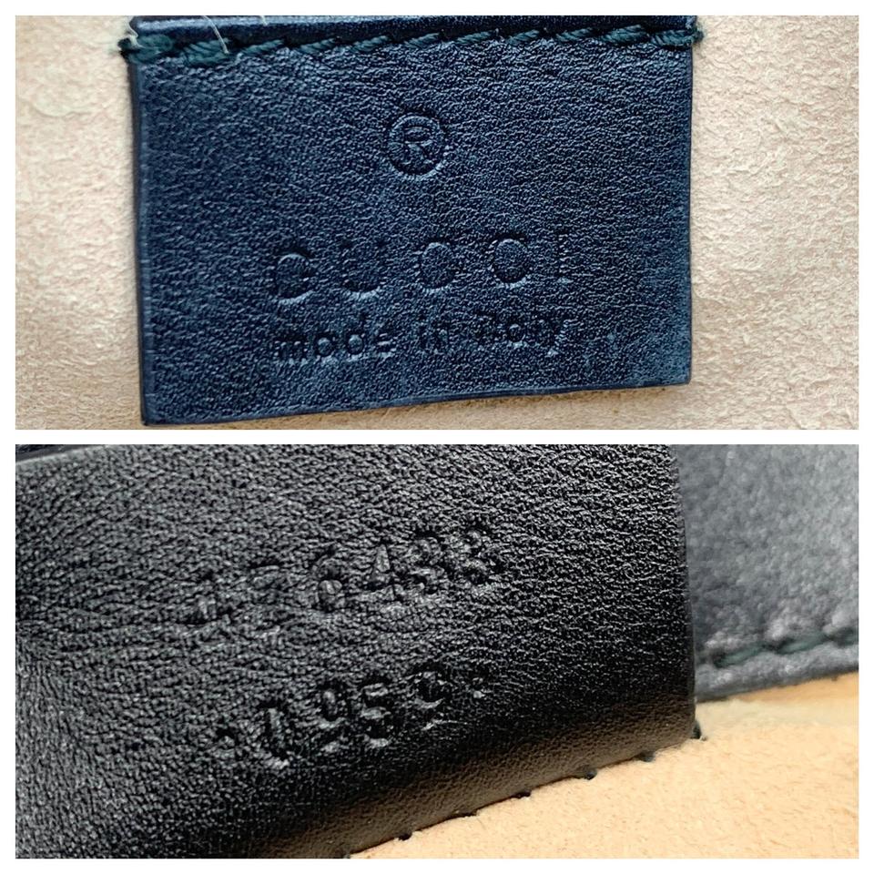 Gucci GG Marmont Super Mini Black Leather Shoulder Bag