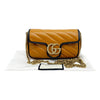 Gucci GG Shoulder Marmont Super Mini Cognac Brown Leather Cross Body Bag