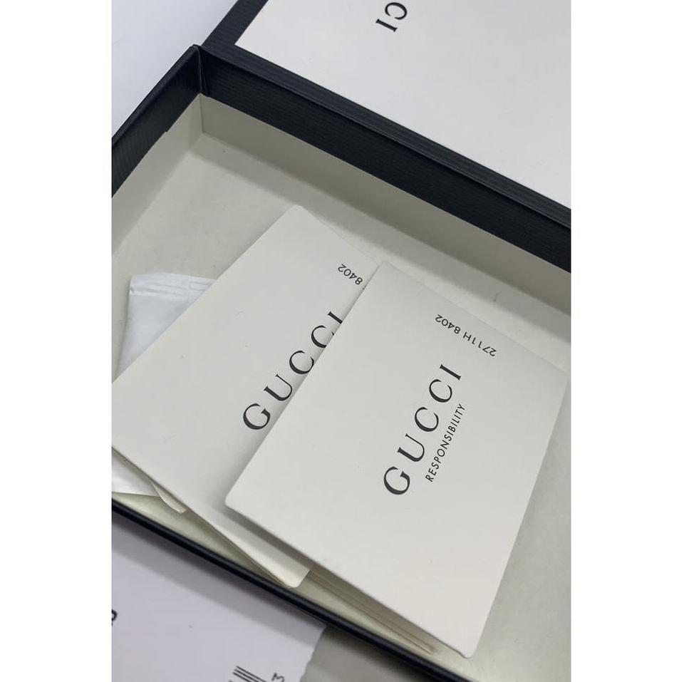 Gucci Green Marmont Double-g Web Key Chain Ophidia Key Chain