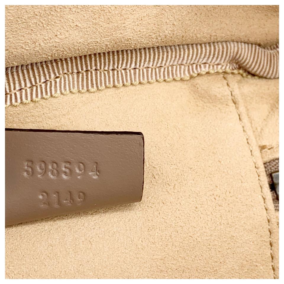 Gucci Marmont Beige Leather Backpack