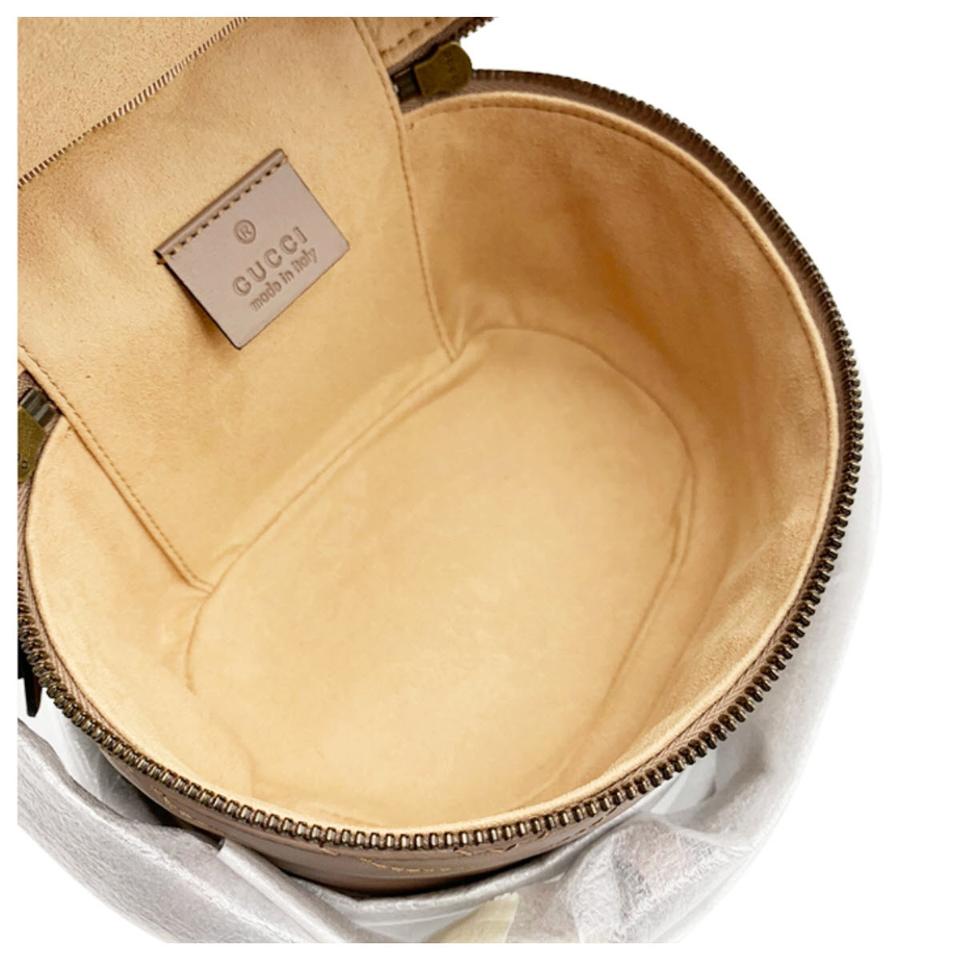 Gucci Marmont Beige Leather Backpack