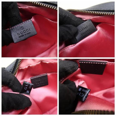 Gucci Marmont Gg Mini Matelass� White Chevron Black Leather Shoulder Bag