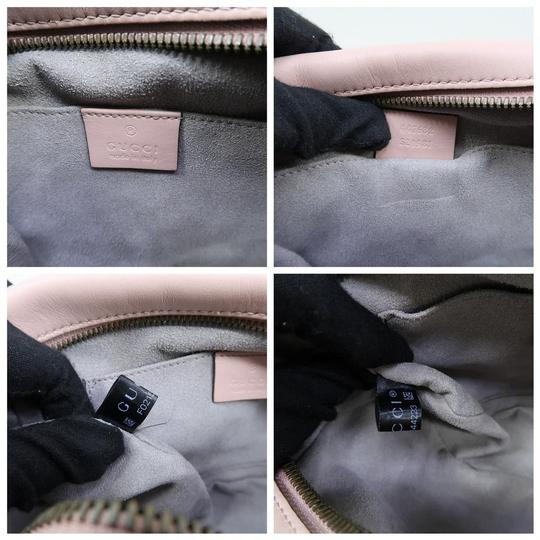 Gucci Marmont Gg Small Matelassé Pink Calfskin Shoulder Bag