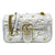 Gucci Marmont Metallic Matelasse Pearly Mini Gg Silver Leather Shoulder Bag