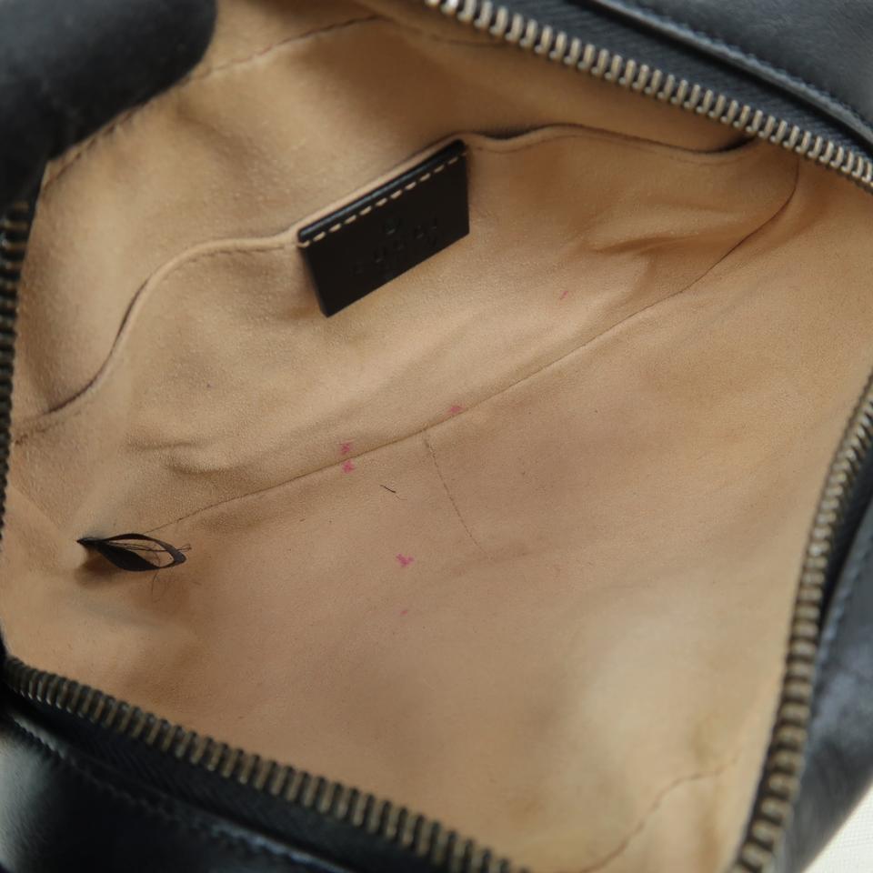 Gucci Marmont Mini Black Matelasse Calfskin Shoulder Bag