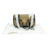 Gucci Marmont Small Beige Gg Canvas Shoulder Bag