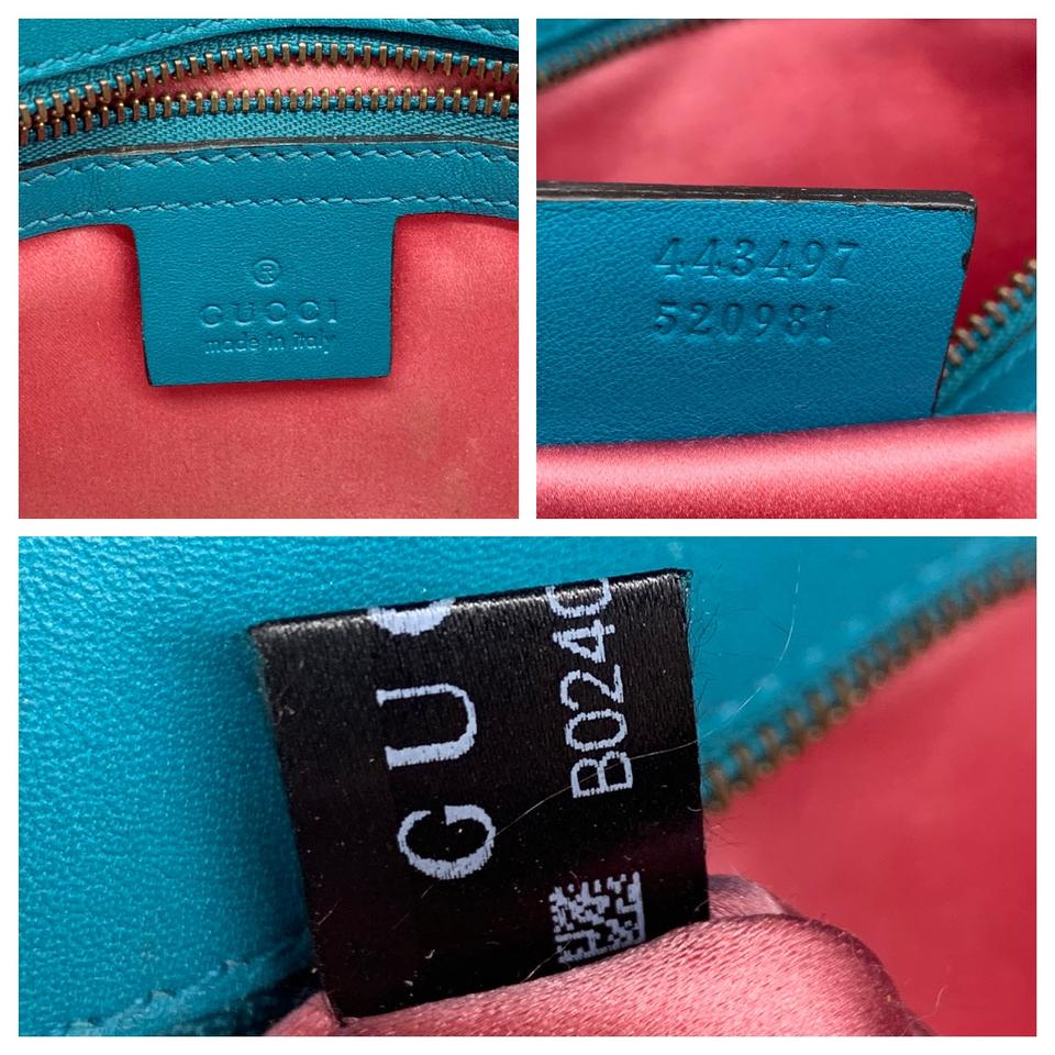 Gucci Dionysus Gg Small Velvet & Leather Shoulder Bag in Blue