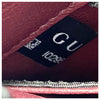 Gucci Medium Zumi Diagonal Stripe Top Handle Black Leather Shoulder Bag