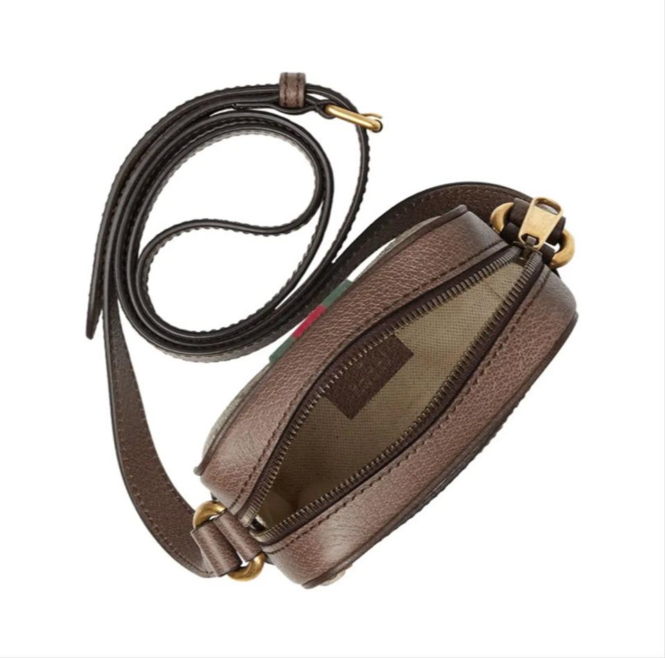 Gucci Messenger Ophidia Small Brown Gg Supreme Canvas Shoulder Bag