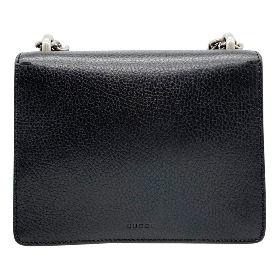 Gucci Mini Dionysus Black Leather Shoulder Bag
