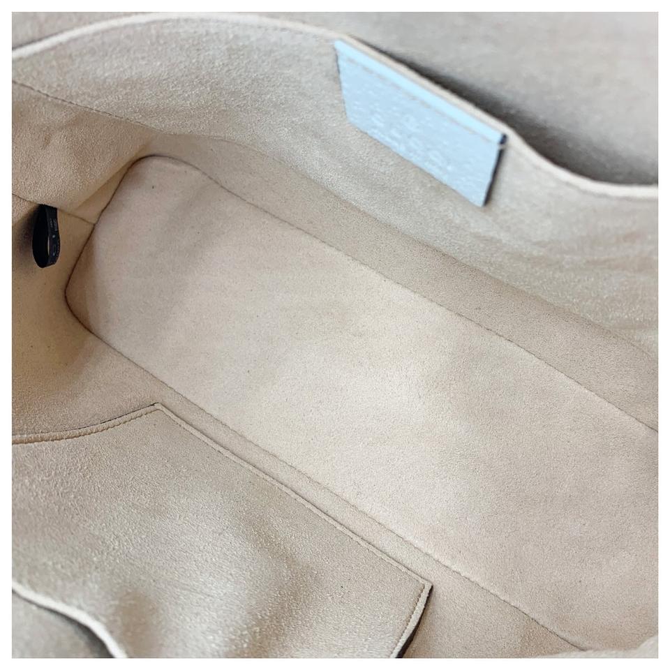 Gucci Ophidia Small White Leather Shoulder Bag